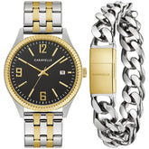 Caravelle Box Set CAR Dress Mens Stainless Steel